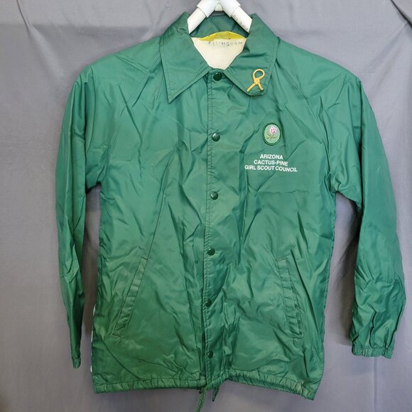 Velva Sheen Vintage Girl Scout Green Jacket Size S - Picture 2 of 8